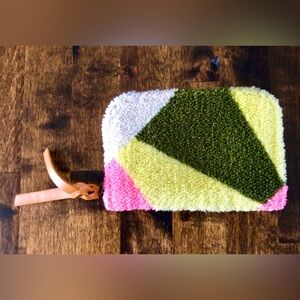 Universal Thread Multi-Colored Terrycloth-Woven Zip-around Wallet Coins 3 Slot